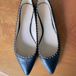 Nine West leather flats size 10